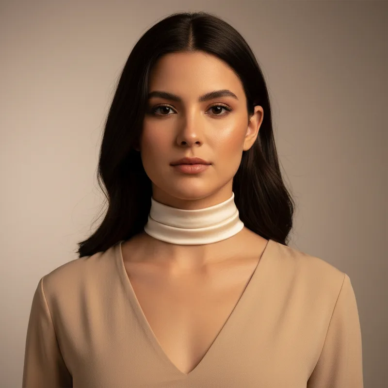 Pañoleta como choker