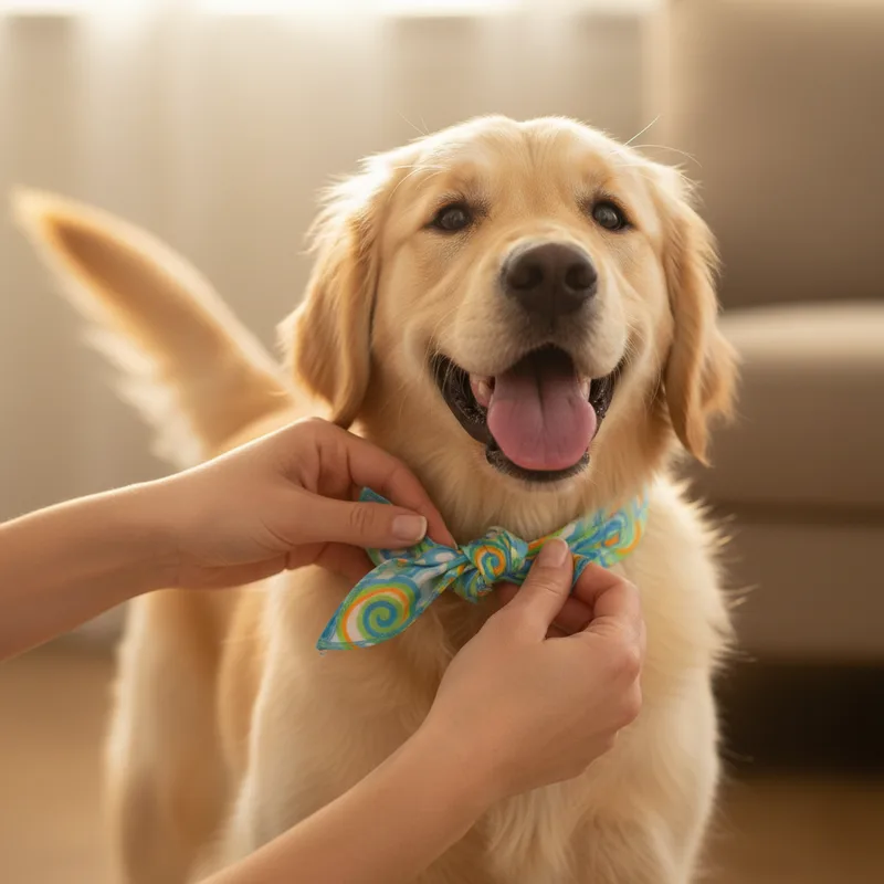 Cómo ponerle la bandana a tu perro