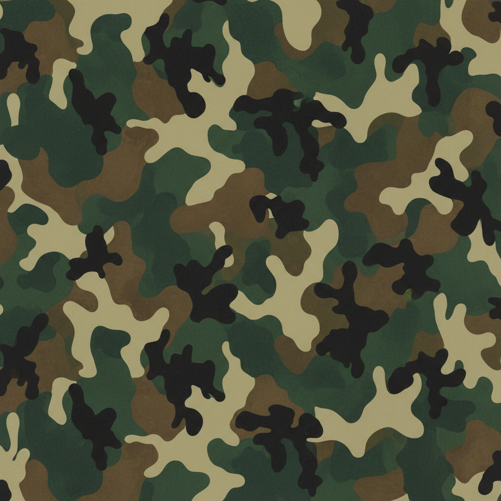 Diseño Pañoleta Camuflaje Verde