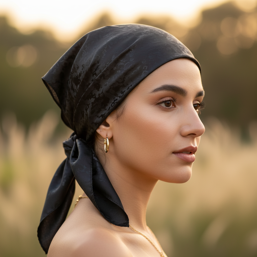 Pañoleta Negra — en uso