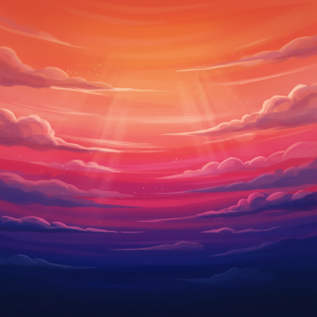 Diseño Pañoleta Atardecer